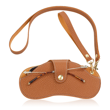 Laklulu Eyeglass Case , Portable Sunglass Case, able PU Leather Eyeglass Case, Lightweight
