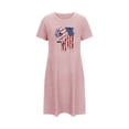 thumbnail image 4 of Chemises à Manches Courtes pour Femmes, Chemise de Nuit Courte Ample pour Femmes avec Imprimé sur la Poitrine, Robe de Nuit à Manches Courtes, Chemises de Nuit pour Femmes Douces, Chemises de Nuit pour Femmes Douces, Chemises à Manches Courtes pour Femmes, 4 of 7
