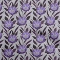 thumbnail image 1 of oneOone Rayon Purple Fabric Floral Retro Craft Projects Decor Fabric Printed By The Yard 56 Inch Wide, 1 of 5