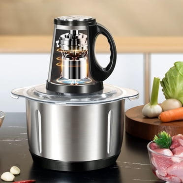 EGNMCR Electric Meat Grinder Stainless Steel Dough Machine For Mixing Dough Onions Meat Fruitfulness Garlic Vegetables Stainless steel meat grinder