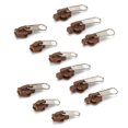 thumbnail image 1 of Fermeture Éclair, Trousse Universelle de Réparation de Tête de Fermeture Éclair 12 Pcs pour Vestes Jeans Pantalons Manteaux Portefeuilles Bricolage, 1 of 8