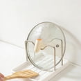 thumbnail image 3 of Two in One Kitchen Countertop Organizer with Stainless Steel Lid Rack and Cutlery Holder for Efficient Space Saving and Easy Cleaning, 3 of 6