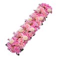 thumbnail image 3 of Abbracc Backdrop Flower Panel Decor Artificial Rose for Wedding Valentines Day Party Dark Pink, 3 of 9