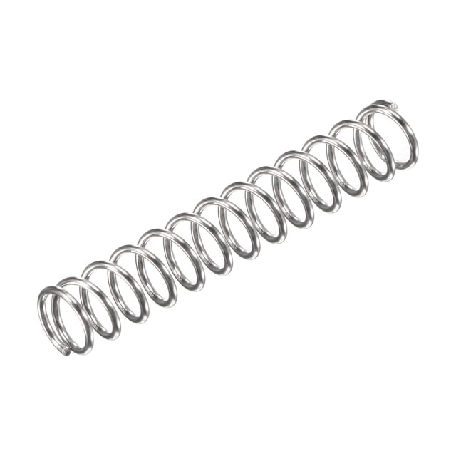 Unique Bargains 7mmx0.8mmx35mm 304 Stainless Steel Compression Spring 17.2N Load Capacity, 20pcs