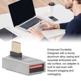 thumbnail image 3 of Usb To Usb C Adapter USB Female To USB C Male Adapter Right Angle With Light 10Gbps 120W Type C Converter For Cellphone Laptop Tablets, 3 of 8