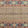 thumbnail image 1 of Ahgly Company Indoor Square Abstract Chestnut Brown Oriental Area Rugs, 3' Square, 1 of 6