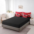 thumbnail image 4 of YST 7 Piece Bed in a Bag King Size Comforter Set Ice Hockey Bedding Set,Hockey Reversible Design Bed Set,Winter Sports Soft Microfiber Comforter with Sheet Set,All Season,New Jersey, 4 of 5