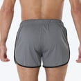 thumbnail image 4 of ohmzyzo Men's Running Shorts 3 Inch Quick Dry Gym Athletic Jogging Shorts with Zipper Pockets, 4 of 7