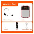 thumbnail image 2 of Wireless Megaphone Portable Voice Amplifier Teacher Guide Microphone Speaker 5W Support TF Card U Disk MP3 Player ,Clear and Reliable, 2 of 7