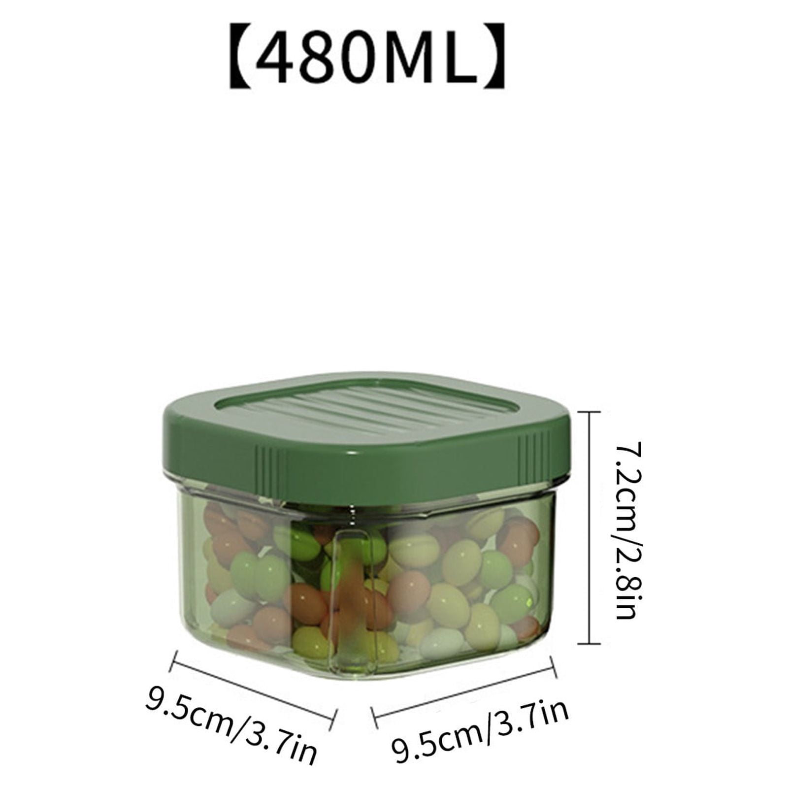 Amzcrzy Rangement et Organisation Réservoir de Rangement Cuisine Transparent Étanche à l'Humidité et à la Fraîcheur Réservoir de Rangement Scellé Rangement à la Maison Organisation et Rangement Contenant de Rangement Bacs de Rangement
