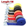 thumbnail image 3 of 1M Lashing Strap W/ Buckle Nylon Quick Release Fr Cargo Tie Down Luggage Bag, 3 of 6