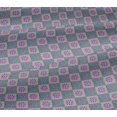 thumbnail image 5 of oneOone Viscose Jersey Fabric Geometric & Floral Block Printed Fabric 1 Yard 60 Inch Wide, 5 of 5