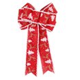 thumbnail image 1 of EGNMCR Bows & Ribbons, Ribbons for Crafts Christmas Large Bow Double Layer Linen Bow Christmas Tree Decoration Bow Holiday Pendant, 1 of 1