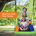 thumbnail image 4 of Goplus 700lb Giant 60" Platform Tree Swing Outdoor w/ 2 Hanging Straps, 4 of 10