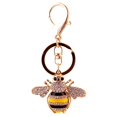 thumbnail image 1 of EGNMCR Keychains New Diamond Inlay Lovely Bee Lovely Key Chain Bag Car Key Pendant Key buckle, 1 of 1