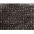 thumbnail image 4 of Tissu Viscose Georgette Pomme Feuilles & Fleurs Imprimé Floral BTY 42 Pouces de Large, 4 of 4