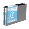thumbnail image 1 of Davis Group Easyview Premium, Angle D Ring, Customizable, 11 x 17 Inch, Spreadsheet View Binder, 2 Pack, 1", 1 of 2
