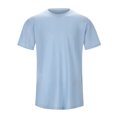 thumbnail image 2 of Hiiyo T-Shirt Uni pour Homme à Manches Courtes, Col Rond, Tailles M-TTTTG, 2 of 7