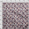 thumbnail image 2 of oneOone Tissu Lycra Polyester Triangle & Ligne Géométrique Tissu de Décor Imprimé BTY 56 Pouces de Large, 2 of 4
