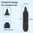 thumbnail image 3 of Bit Kit 21 Taper Tool Pliers Accessories,1 set * tool pliers,Black, 3 of 6
