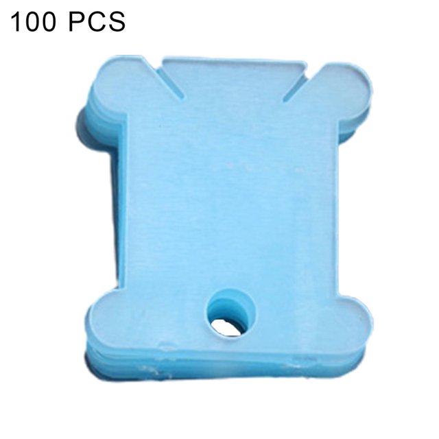 100Pcs/Set Floss Bobbins Lightweight DIY Plastic Embroidery Craft Sewing Thread Boards