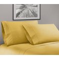 thumbnail image 2 of Bassano 1800 Series Embossed Deep Pocket Sheet Set - Super Soft & Wrinkle Free - Luxurious Bed Sheets Set (Queen, Gold), 2 of 3