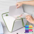 thumbnail image 1 of Rvkxad 13 Stage File Organizer, Large Capacity Storage Bag with Button Closure for Paper Organization, File Bag, Document Holder, 1 of 7