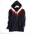 thumbnail image 1 of Hooded sweater pullovers and hoodies (DarkBlue, M), 1 of 8