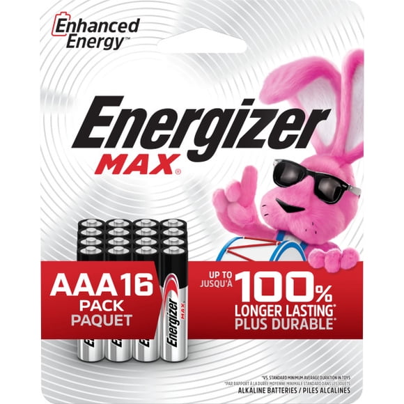 Piles Energizer MAX AAA (paquet de 16) Piles AAA Energizer MAX, 16