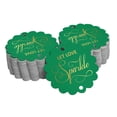 thumbnail image 1 of Inkdotpot Let Love Sparkle Wedding Bottle Tag Real Gold Foil Favor Hang Tags Pack Of 50, 1 of 6