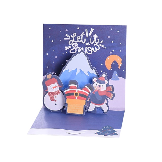 Christmas Cards with Envelopes,Christmas Tree Card, 3 D Glitter Christmas Tree Greeting Card and Envelope, 3 D Christmas Greeting Card, Greeting Card Merry Christmas Card Winter Holiday