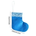 thumbnail image 3 of CEHVOM Christmas Small Sock Pendant Christmas Tree Pendant 4 Pieces Clearance, 3 of 5