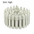 thumbnail image 1 of Wood Fence Plant Potted Landscape Decor Accessories Miniature Terrarium Mini Barrier DIY Garden Kit, 1 of 9