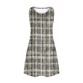 thumbnail image 4 of Ovzne Robes d'Été pour Femmes Robe Femmes Femmes Décontractée Ample Été Robe Imprimée Sans Manches Col en V Ensemble Haut/chemise Robe de Vacances Imprimée Liquidation, 4 of 7