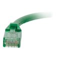 thumbnail image 2 of C2G 15ft Cat6a Snagless Unshielded (UTP) Network Patch Ethernet Cable-Green - Patch cable - RJ-45 (M) to RJ-45 (M) - 15 ft - UTP - CAT 6a - molded, snagless, stranded - green, 2 of 3