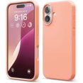 thumbnail image 1 of KOMI Compatible with iPhone 16 Pro Max Case, Premium Liquid Silicone Case, Full Body Protective Cover, Shockproof, Slim Phone Case, Anti-Scratch Soft Microfiber Lining, 6.9 inch Salmon, 1 of 5