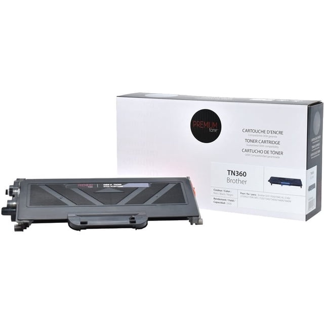 Cartouche de Toner de Ton Premium - Alternative pour Brother TN360 - Noir