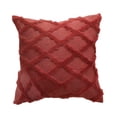 thumbnail image 2 of TACILIP Room Decor, Scandinavia-Style Fluff Long Striped Pillowcase Geometric Winter Cushion Cover Sofa Backrest Cover, 2 of 6