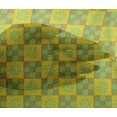 thumbnail image 4 of oneOone Viscose Chiffon Fabric Geometric & Floral Block Decor Fabric Printed BTY 42 Inch Wide, 4 of 4