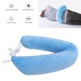 thumbnail image 4 of Lumbar Roll Scoliosis Pillow, Lumbar Support Wrap Pillow Adjustable Tightness Fit Waist Curve Washable  For Sleeping Use, 4 of 8