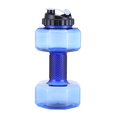 thumbnail image 1 of koolsoo Grande Capacité Gobelet en Forme d'Haltère Bouteilles d'Eau 2200ml Bleu, 1 of 9