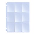 thumbnail image 1 of CEHVOM Transparent Jiugongge 3 Hole Positive And Negative Card Sleeve Loose Leaf, 1 of 2