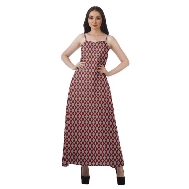 Moomaya All Over Printed A Line Sleeveless Womens Summer Party Dresses