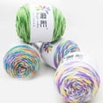thumbnail image 4 of Bovemsi Clearance 2pc Crochet Kit Yarn 5 Of Rainbow Cotton Crochet DIY Sweater Scarf Line Cotton Wool Thread Cozy Cotton Wool Knitting Braided DIY Crochet, 4 of 4