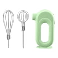 thumbnail image 1 of Electric Blender Mixer Mini Household Cordless Electric Hand Mixer Usb Rechargable Handheld Egg Beater with 2 Detachable Stir Whisks 4 Speed Modes Baking At Home for Kitchen Lightweight Portable Gree, 1 of 9