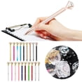 thumbnail image 3 of Pen Party Favorite Pen Galentines Idea Shower Bling Pen Guest Bridal Party Plan Wedding Pen Christmas Xmas 2ML Color Highlighters Set Ballpoint Pen Calligraphy Ink Stone Set Calligraphy Set for, 3 of 3