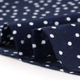 thumbnail image 5 of CHUANK Women‘s Plus Summer Pin Dots Ruffle Short Sleeve V Neck Blouses, 5 of 5
