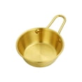 thumbnail image 3 of Birdeem Cooking Snack Seasoning Bowl with Handle, Golden Rice Bowl, Hot and Cold Wine Bowl, Stainless Steel Rice Wine Bowl, 3 of 10