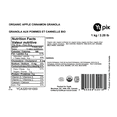 thumbnail image 3 of Yupik Organic Apple Cinnamon Granolas, 1Kg, 3 of 3