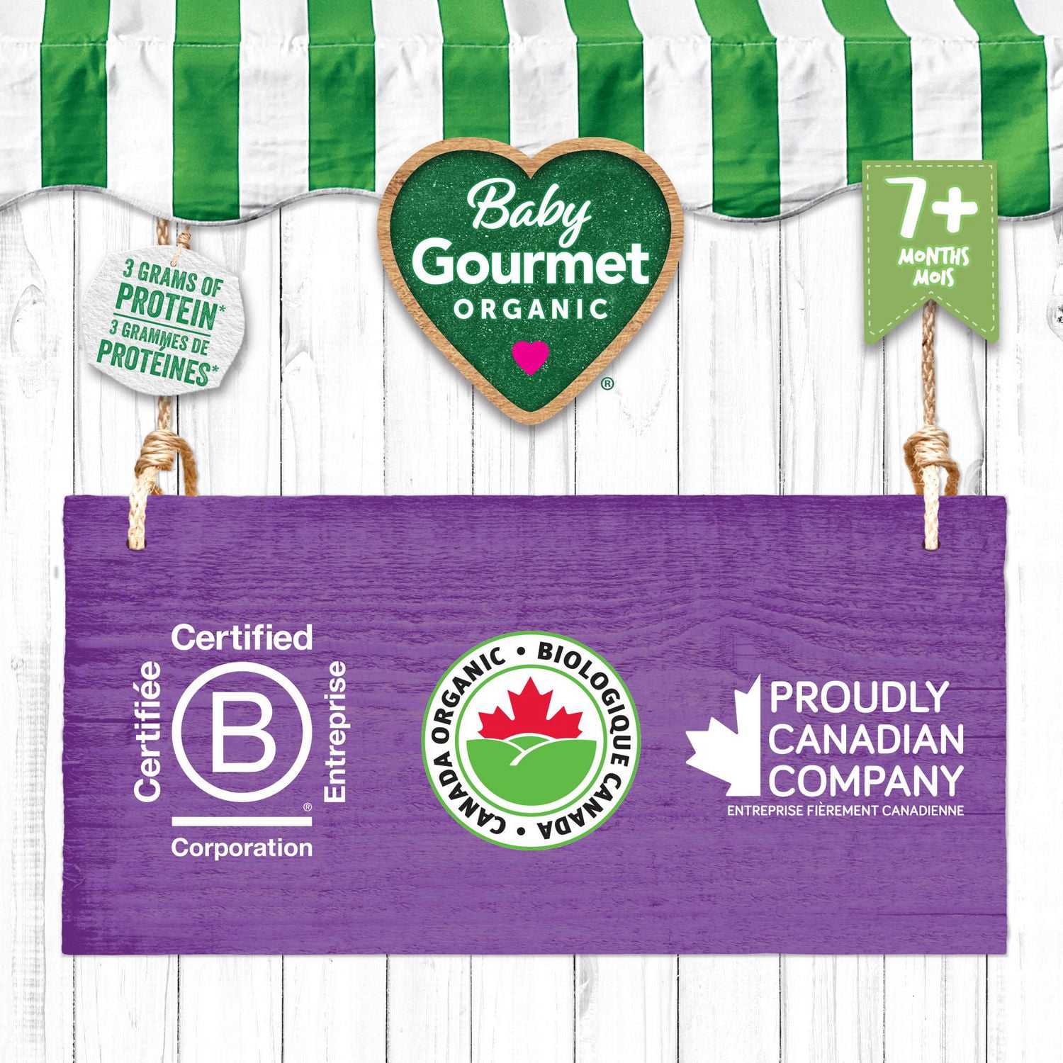 Baby Gourmet Repas Biologique Minestrone au Poulet et aux Légumes